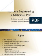 James Antonakos - Reverse Engineering A Malicious PDF