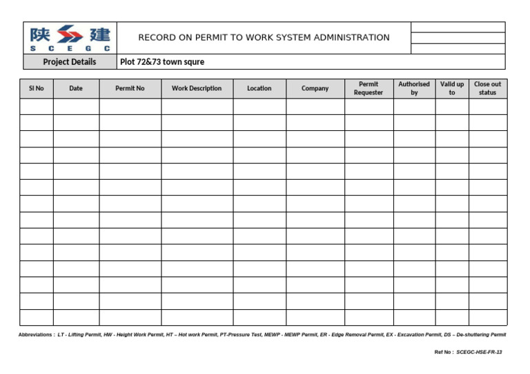 Permit Register | PDF