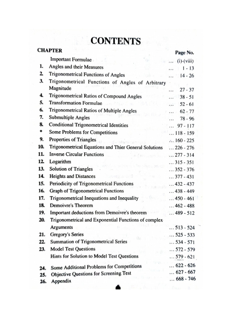Trigonometry Part 1 K C Sinha-005 | PDF