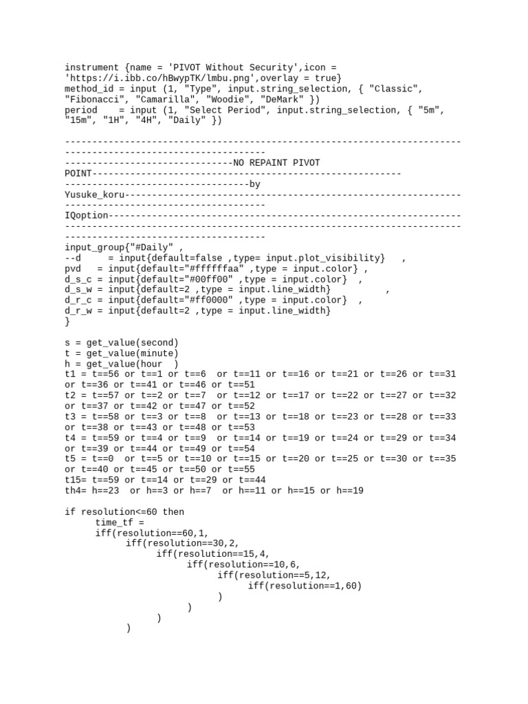 PIVOT WO Security | PDF