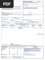 Standard Uniform Bill of Lading | PDF | Cargo | Bill Of Lading