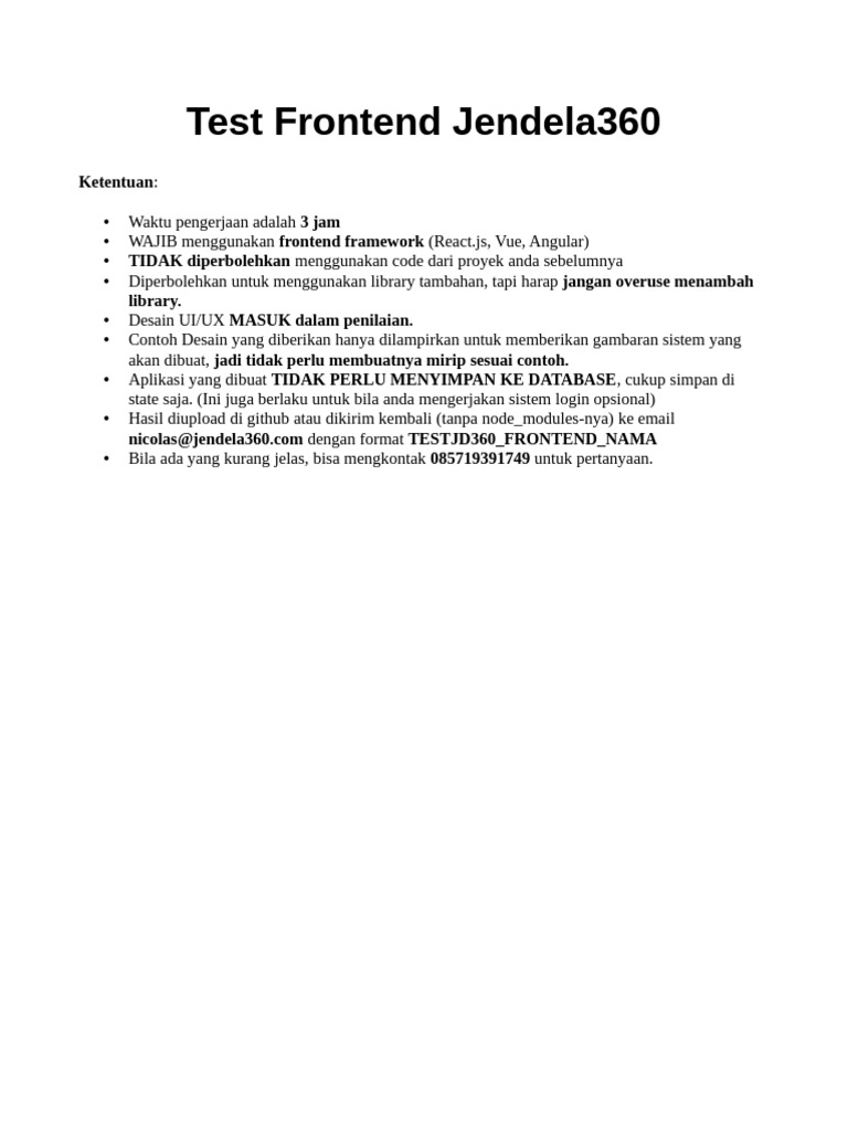 Test Frontend | PDF