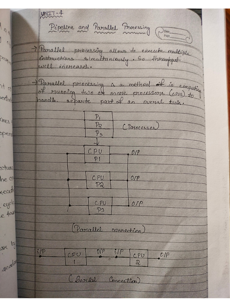 Pipeline and Parallel Processing PDF | PDF