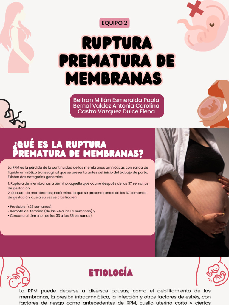 Ruptura Prematura de Membranas 20251114 120648 0000 | PDF | El embarazo ...