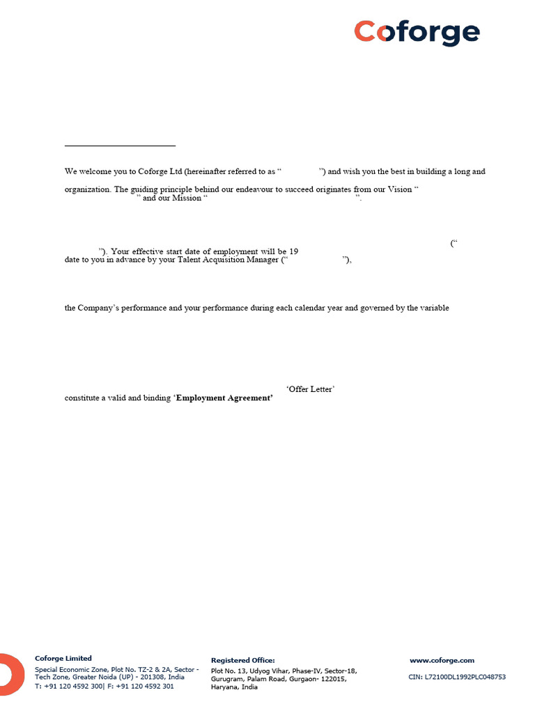 Offer Lavanya Chhabra | PDF | Trade Secret | Intellectual Property