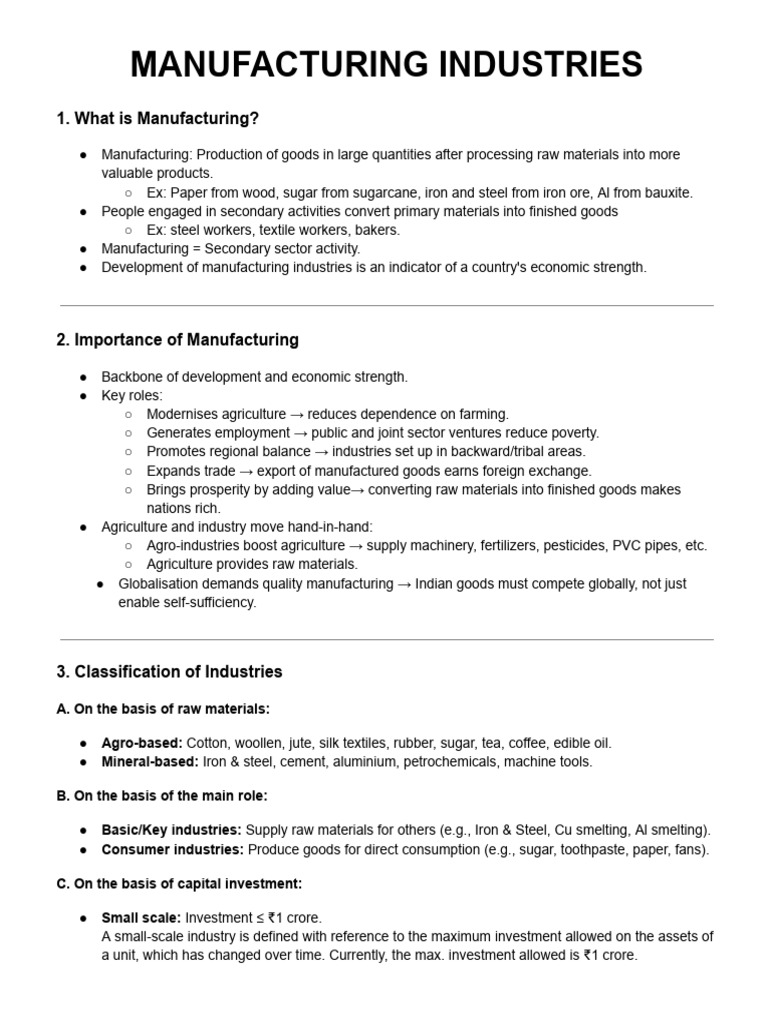 Manufacturing Industries | PDF | Pollution | Materials