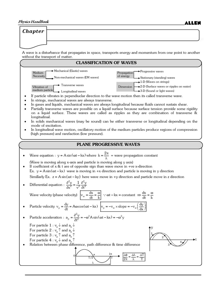 Chapter 10 Wave Motion Doppler S Effect | PDF | Waves | Classical Mechanics