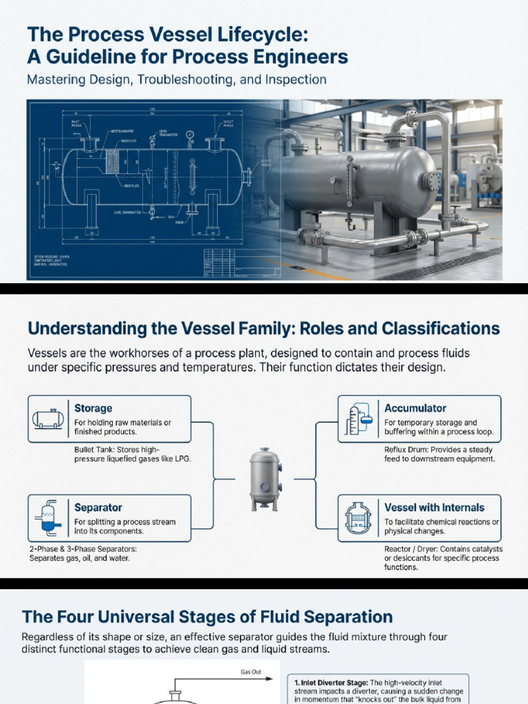 Vessel Lifecycle - Design, Troubleshooting and Inspection | PDF