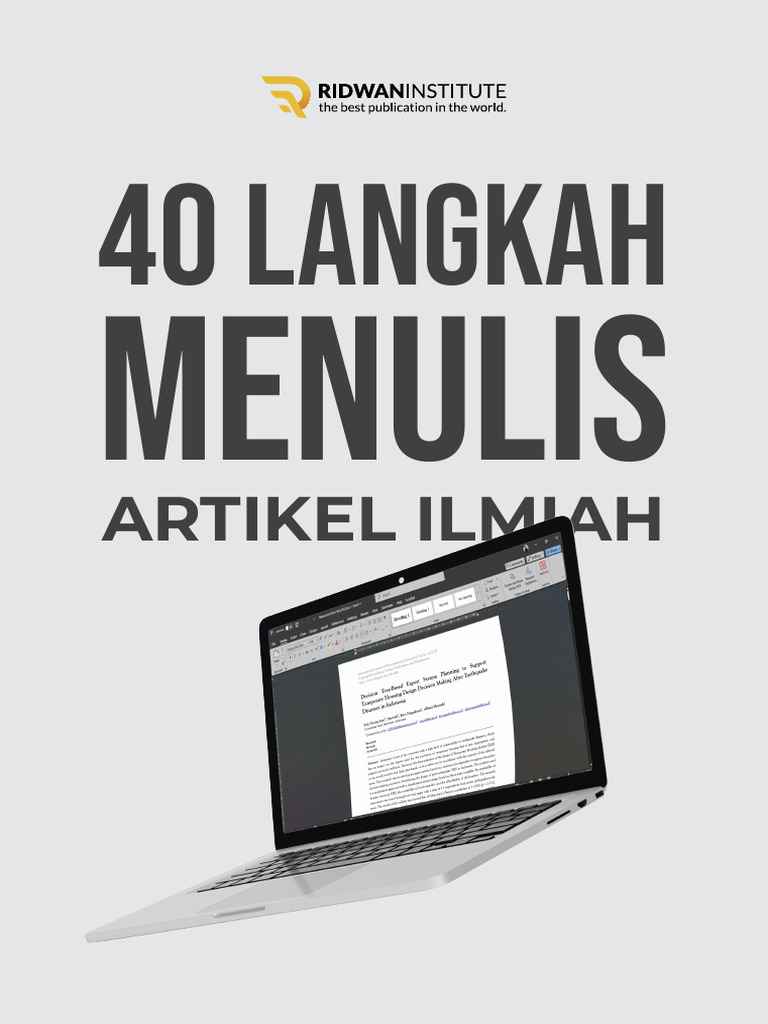 40 Langkah Menulis Artikel Ilmiah | PDF