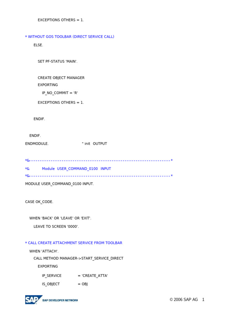 Abap Gos2 | PDF | Computer Engineering | Computer Programming