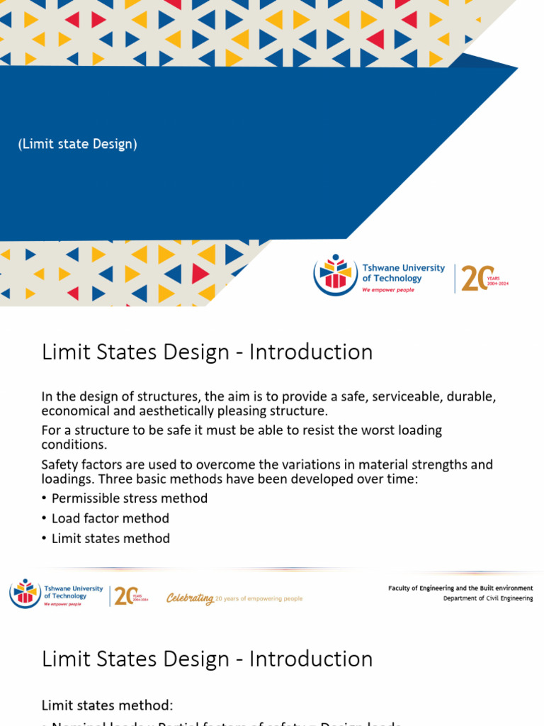 1 Limit State Design | PDF | Strength Of Materials | Structural Load