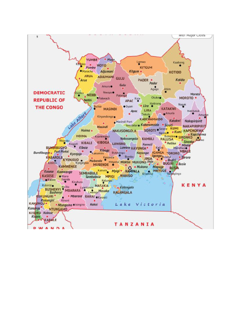 Map of Uganda | PDF