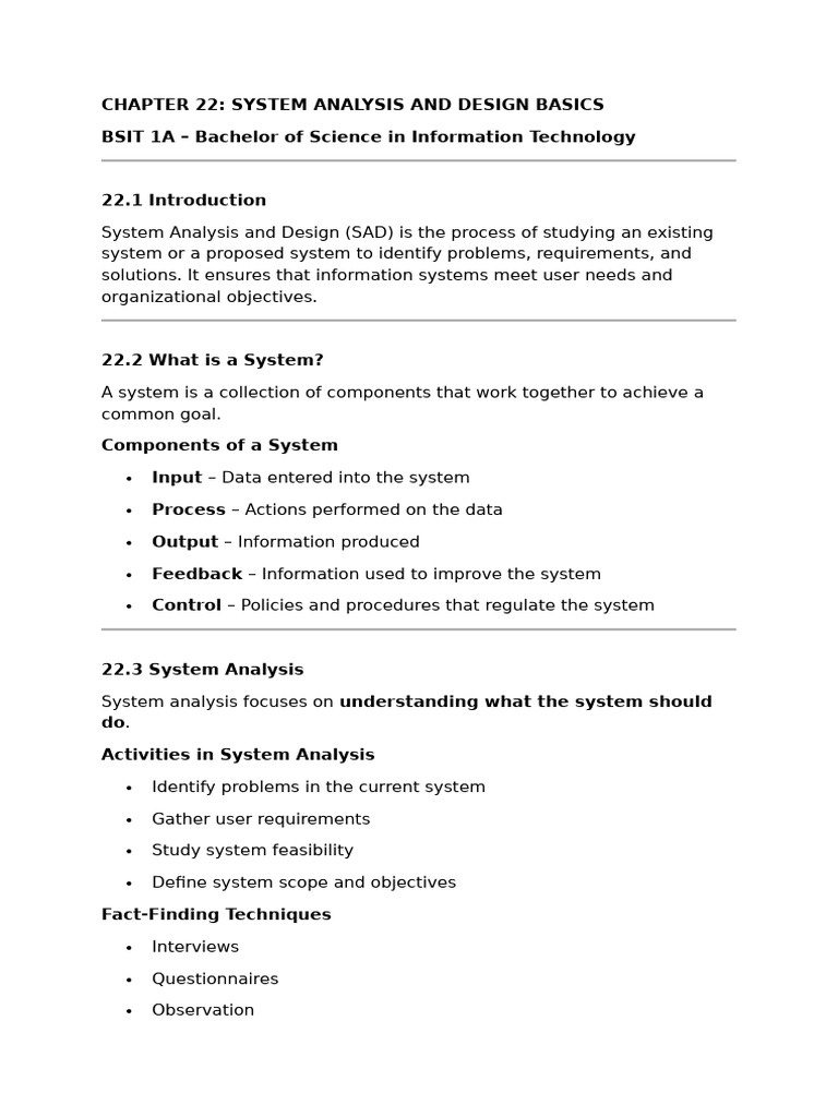Chapter 22 | PDF | System | Feasibility Study