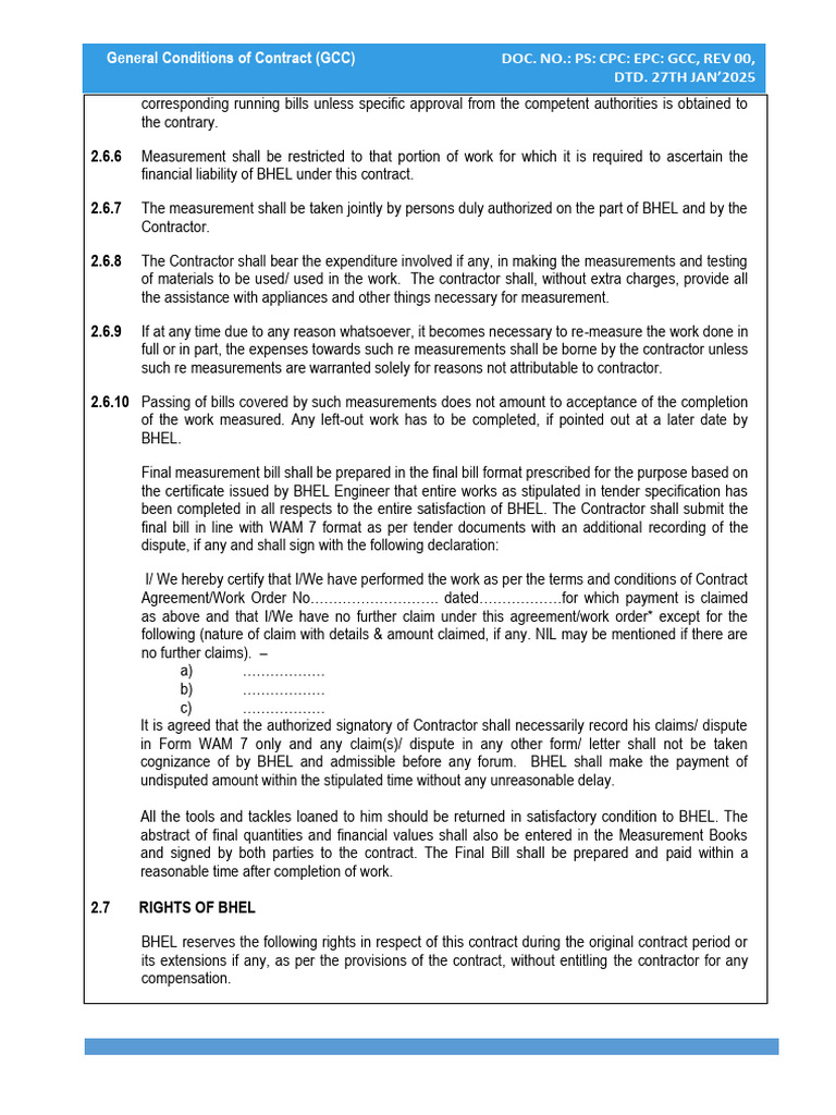 02_General Conditions of Contract-19-23 | PDF | Breach Of Contract ...