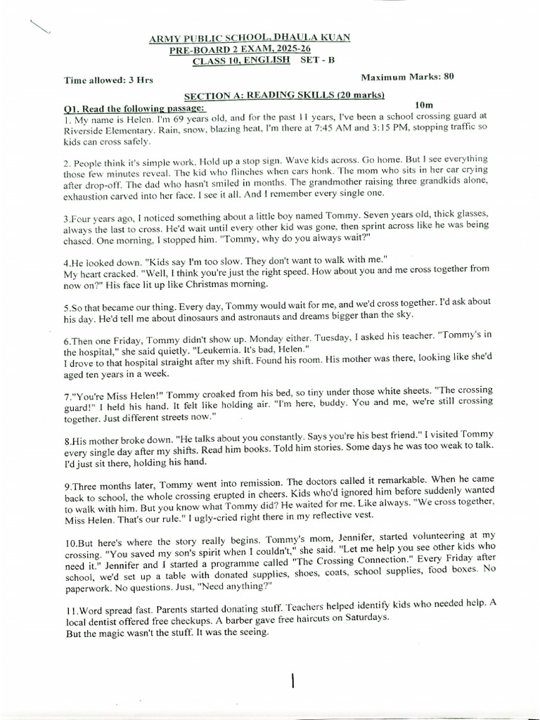 PB 2 English Set B | PDF