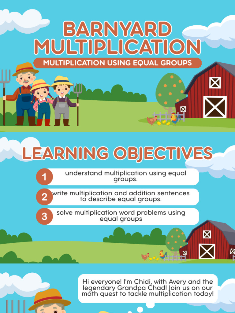 Multiplication Using Equal Groups | PDF | Multiplication | Chicken