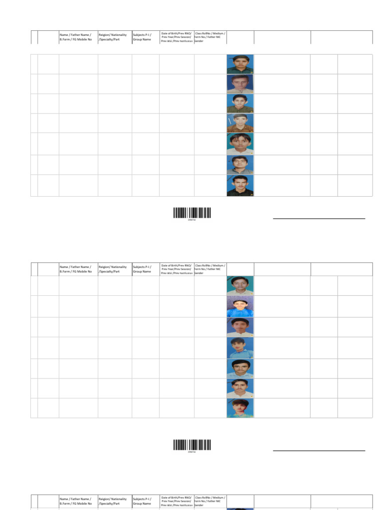 Bulk Print of Reguler Forms 290 | PDF | Pakistan