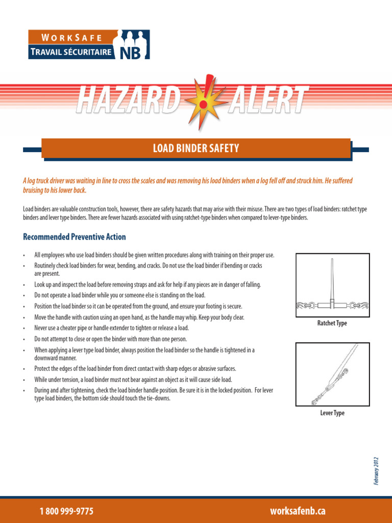 Ha Load Binder Safety 1 | PDF