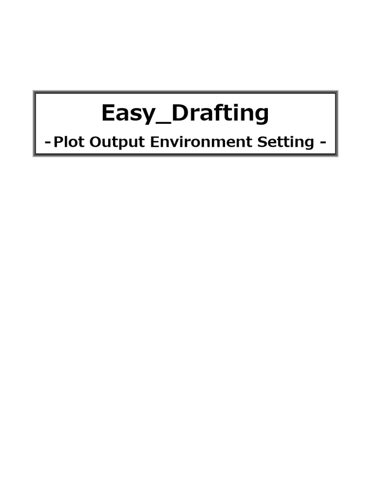 Mei Ter Easy - Drafting - Plot | PDF | Computer File | Parameter ...