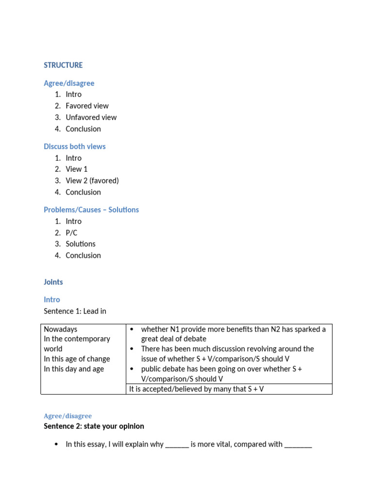 Task 2 Joints and Structures1 | PDF | Reason | Essays
