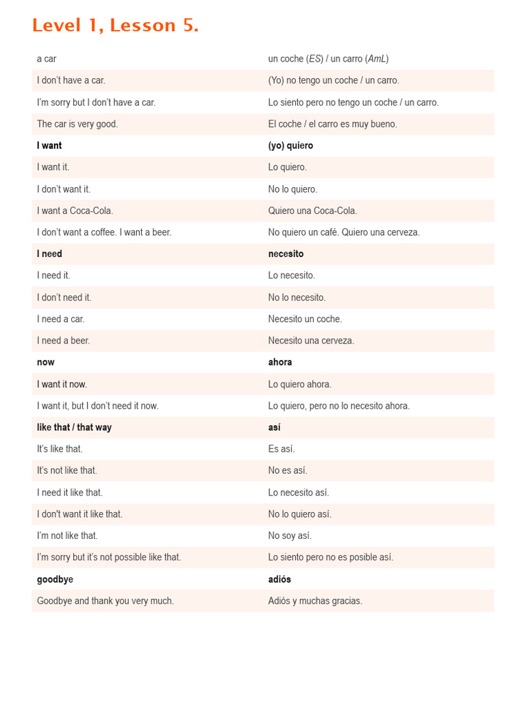 Level+1,+Lesson+5 +transcript | PDF