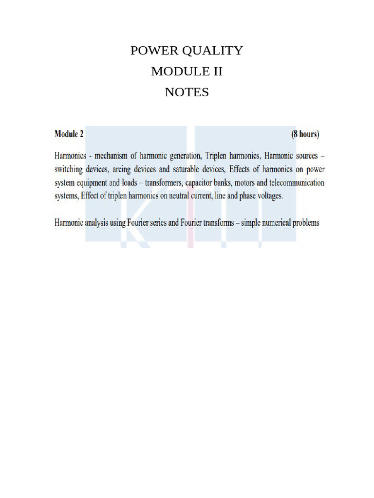 Power Quality | PDF