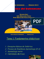 Didàctica del balonmano - Valencia 2012