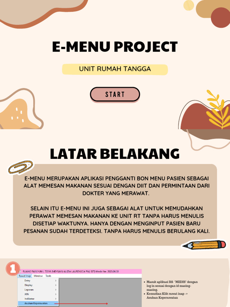 E-Menu Project | PDF
