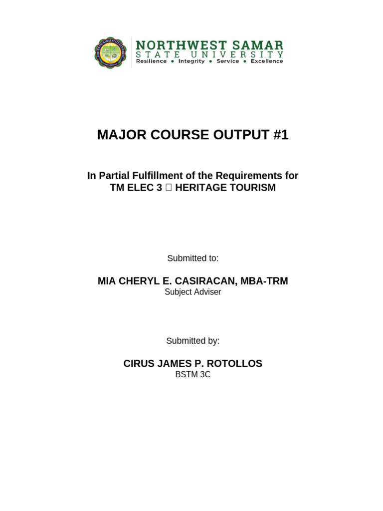 TM Elec 3 Mco Cover Page Template | PDF