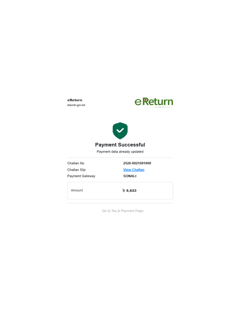 E Return | PDF