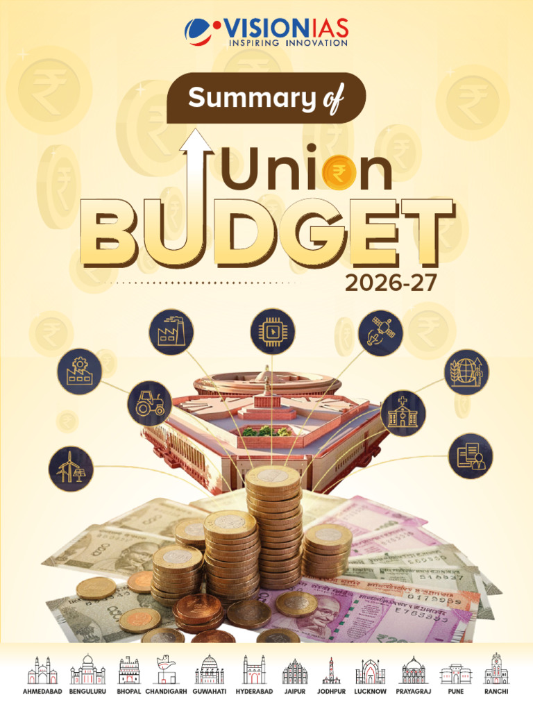 Summary of Union Budget 2026-27 | PDF | Government Budget | Taxes