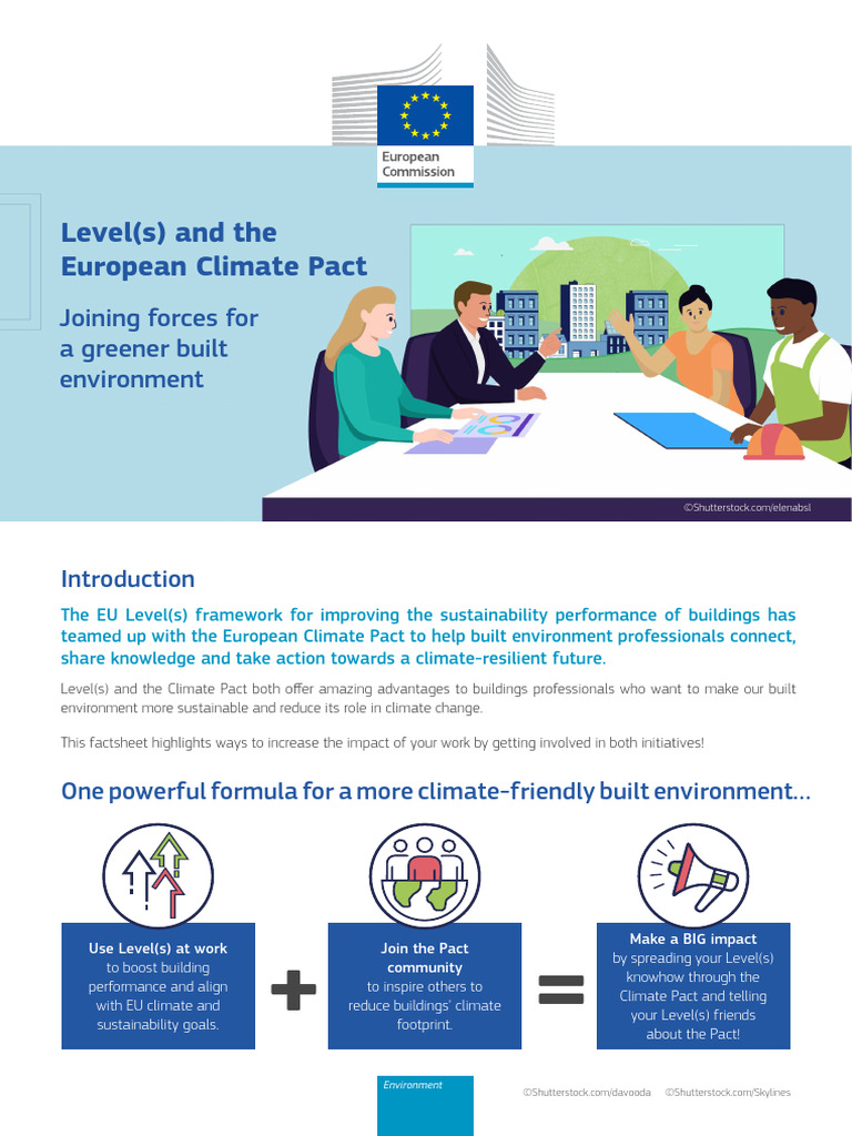 Levels and the European Climate Pact-KH0524553ENN | PDF ...