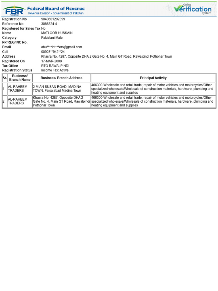 Matloob Sb 080126 | PDF