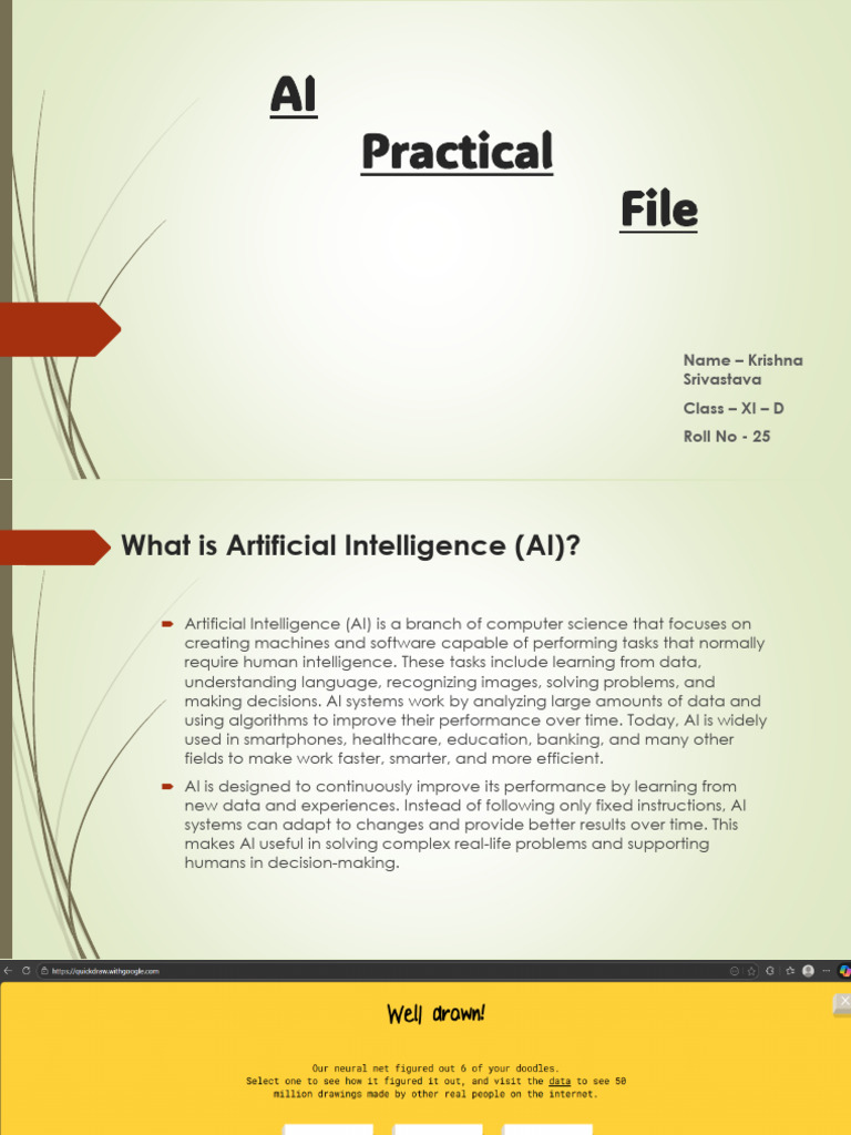 AI Practical File Krishna Srivastava | PDF | Artificial Intelligence ...