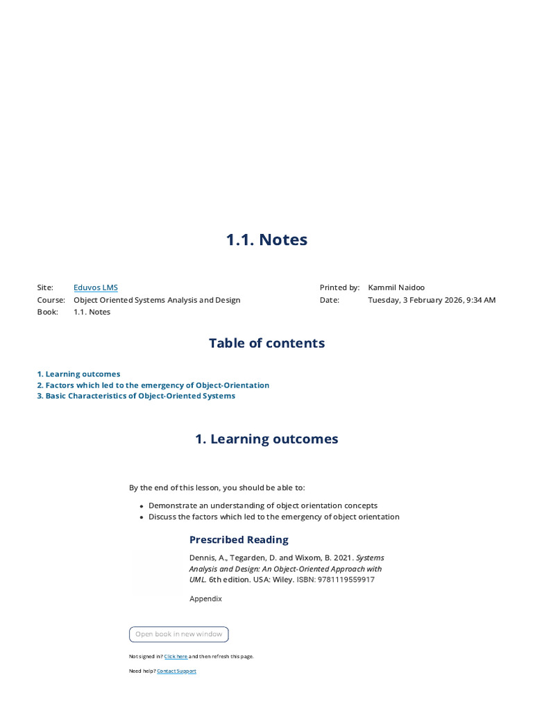 1.1. Notes ITOOA | PDF | Object Oriented Programming | Inheritance ...