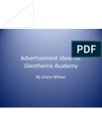 Advertisement Ideas For Glenthorne Academy: by Grace Wilson