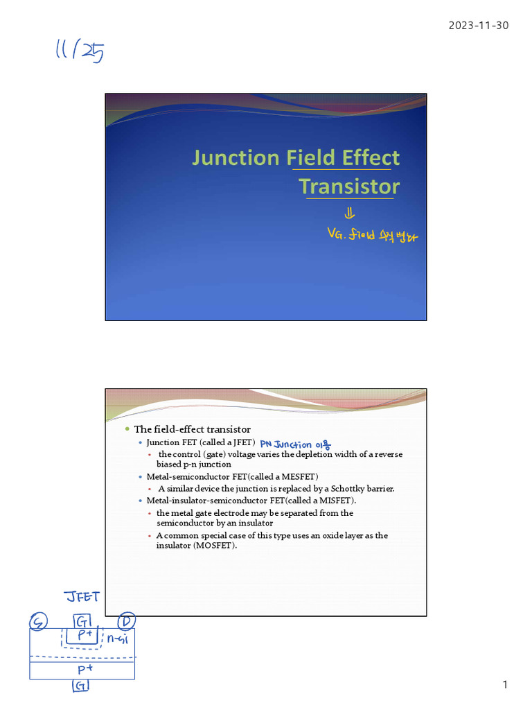 JFET | PDF