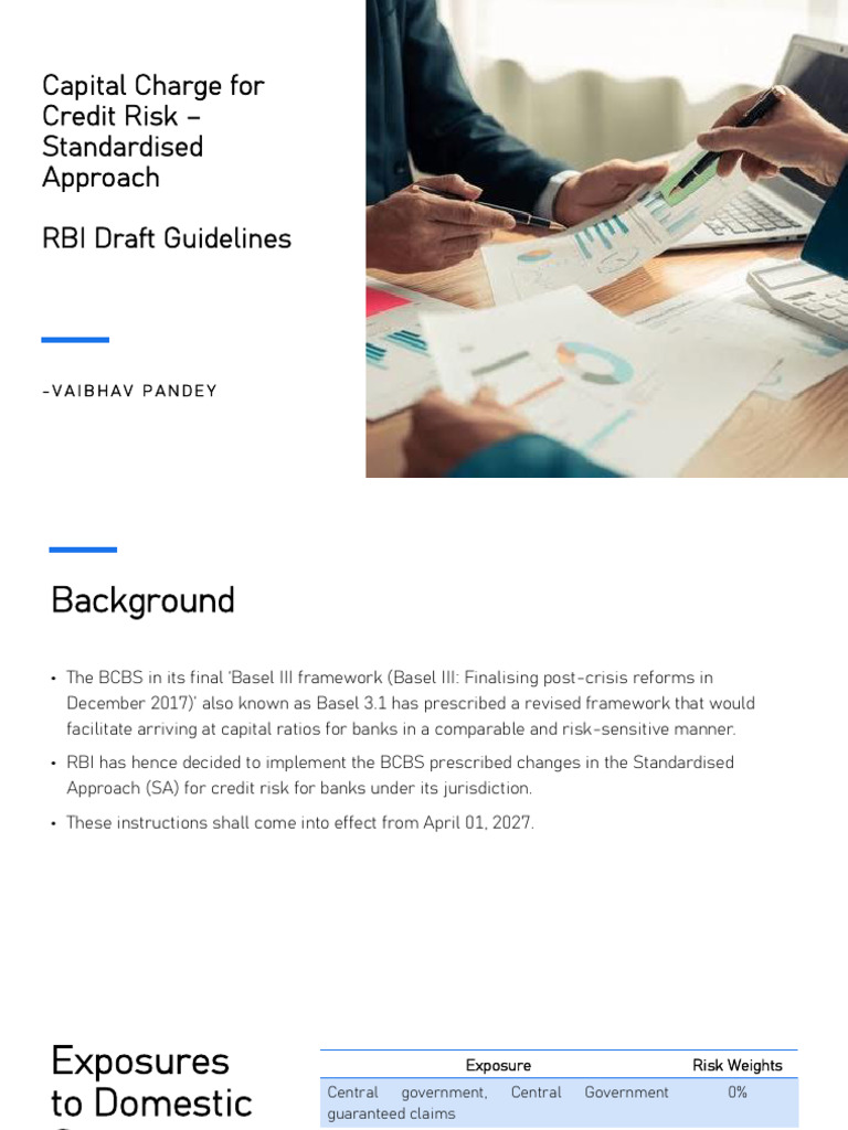 RBI Draft Guidelines On Revised Standardized Approach | PDF | Bond ...