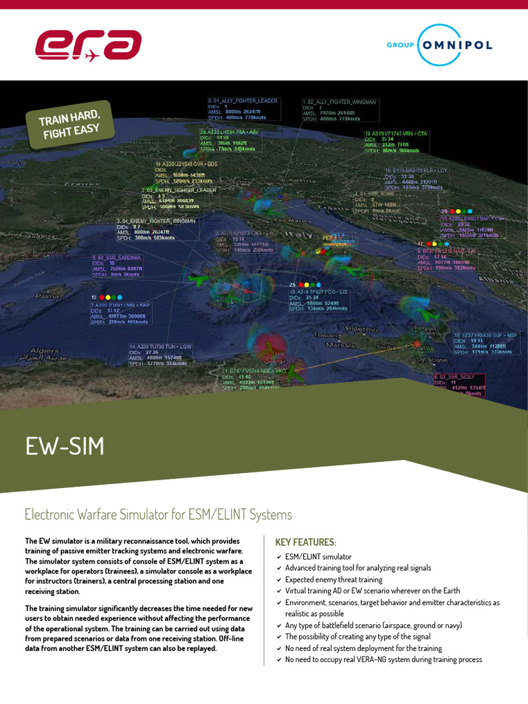 letak_EW-SIM_2023 | PDF | Electronic Warfare | Signals Intelligence