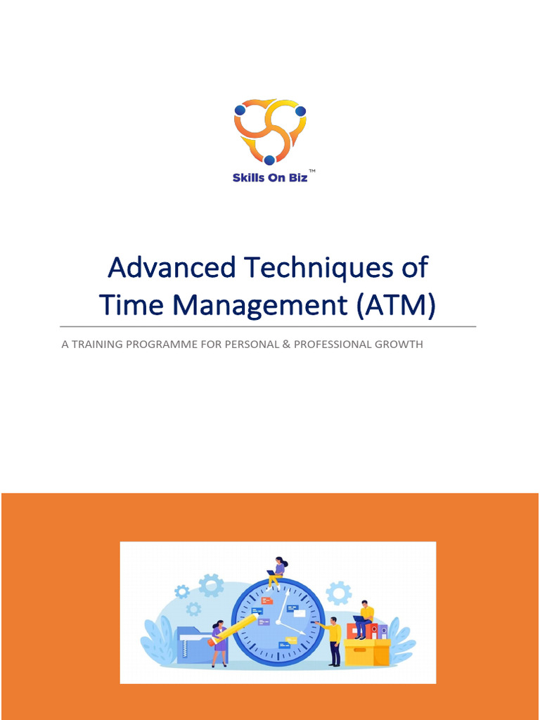 Contents - Advanced Techniques of Time Management | PDF ...