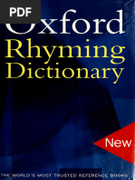 New Oxford Rhyming Dictionary - Sheila Ferguson Clive Upton  display picture 1