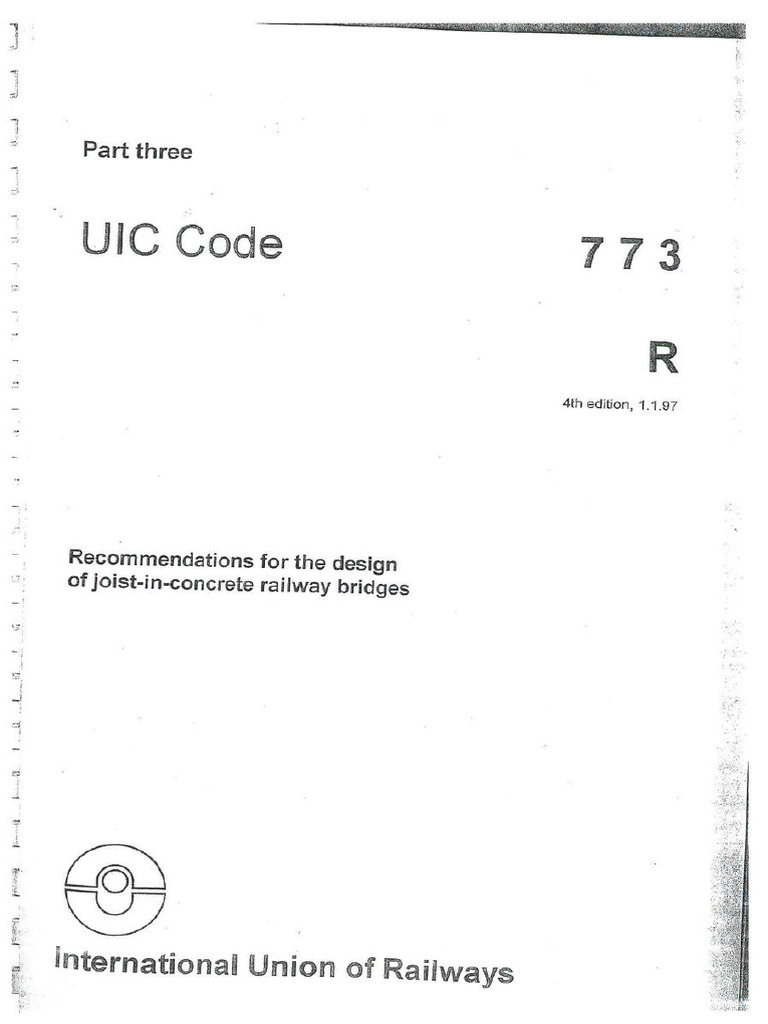 Uic 773 | PDF