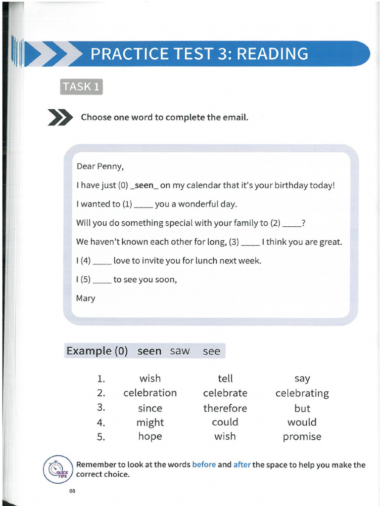 Reading Test 3 - General Extra | PDF