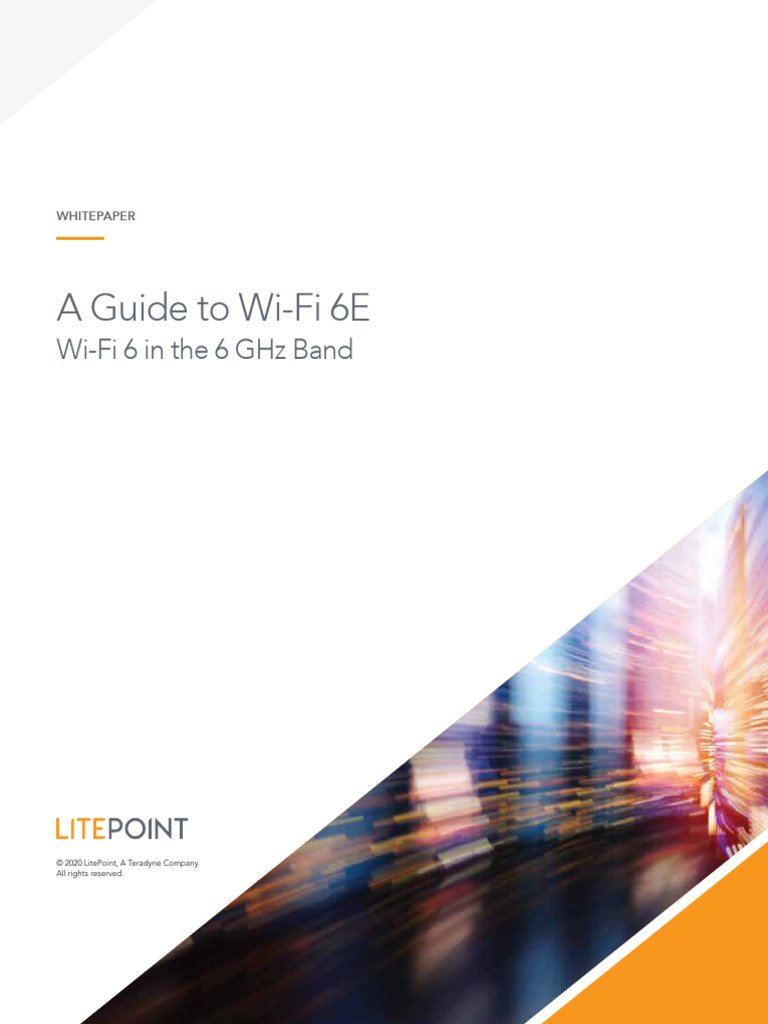Wi Fi 6E Whitepaper 060220 Web | PDF | Wi Fi | Ieee 802.11