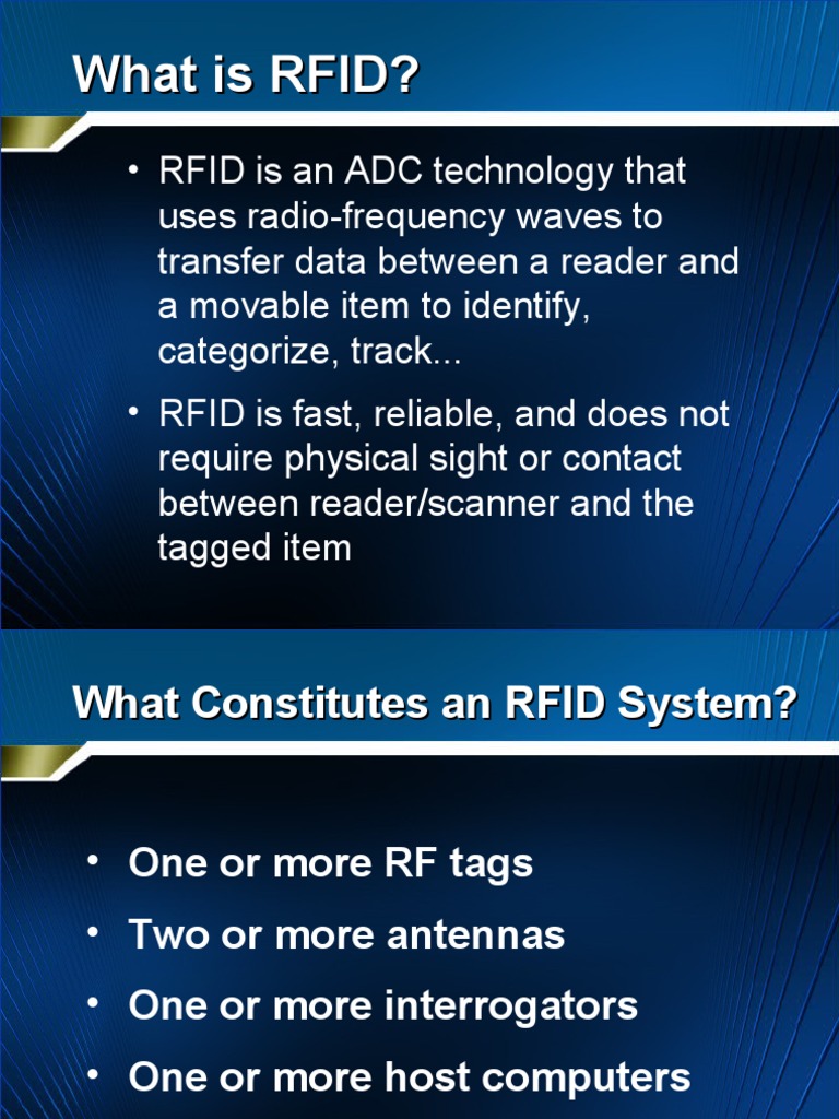 Rfid 3 | PDF | Radio Frequency Identification | Radio