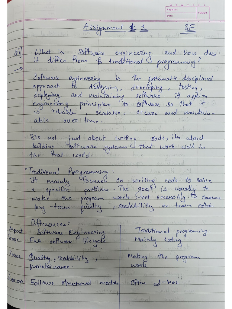 Assignment 1 SE.07 | PDF
