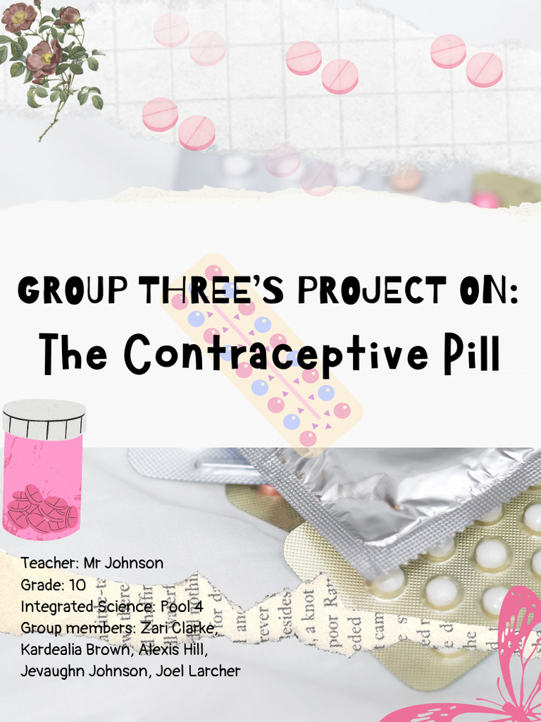 Group 3 - Presentation On Contraceptive Pills PDF | PDF | Combined Oral ...