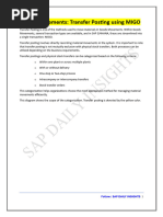 SAP MB1B: Storage Location Transfer Guide | PDF | Computing | Software