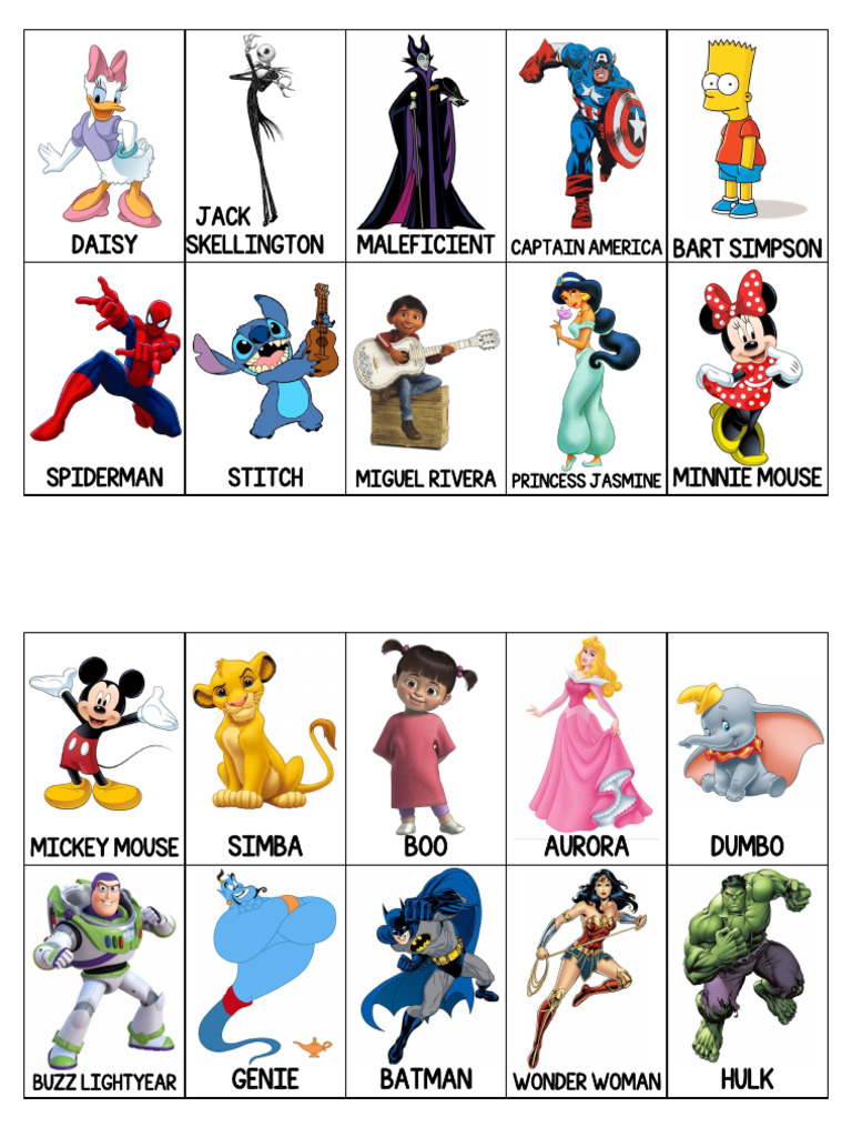 Characters Cards | PDF