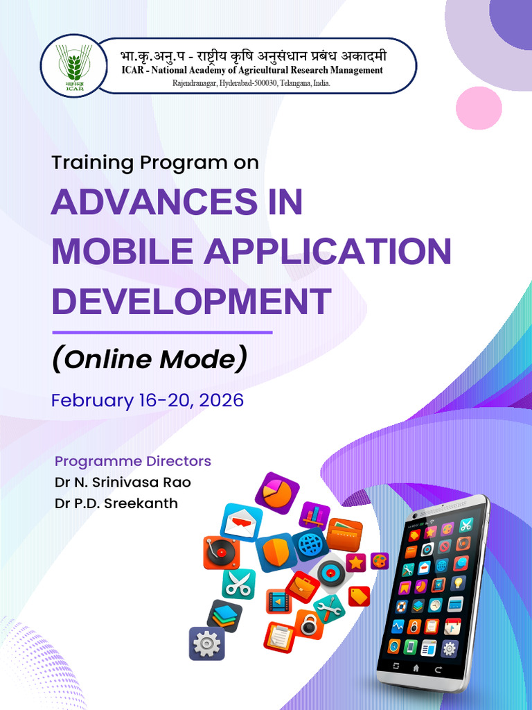 Training Program Mobile App Dev | PDF | Computing
